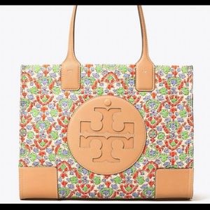 Tory Burch Ella floral mini tote